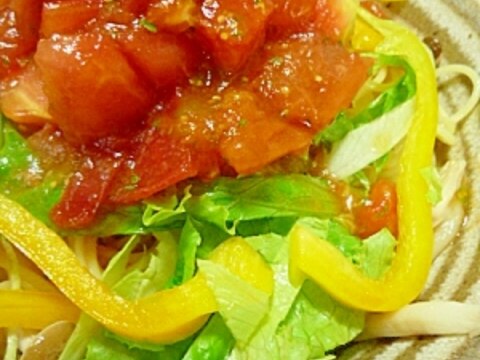 鮮やか～であっさり★トマトの冷製パスタ